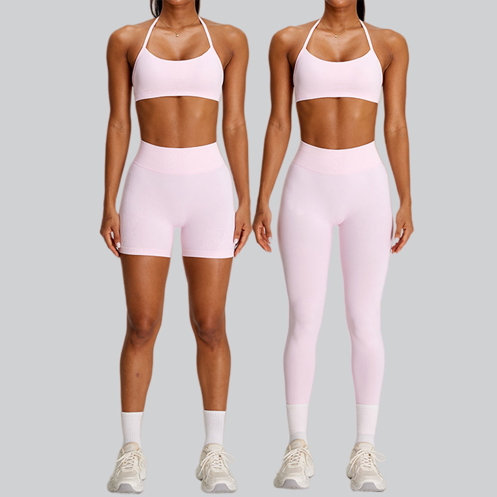 Yoga Fitness Kleidung - ชุดกีฬาไร้รอยต่อ ชุดวอร์มผู้หญิง เสื้อชั้นในกีฬา กางเกงเลกกิ้ง ชุดโยคะ ระบายอากาศ