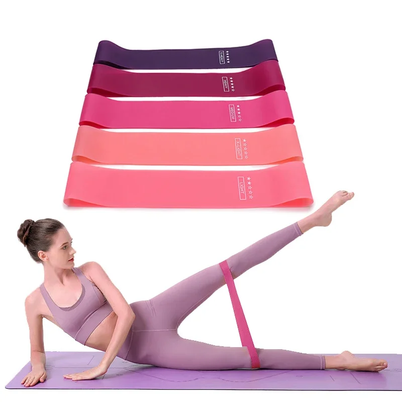 Yoga Fitness Resistance Band - อุปกรณ์ออกกำลังกายแบบพกพา ยางยืดออกกำลังกาย โยคะ ยิม ยางยืดเพิ่มความแข็งแรง พิลาทิส