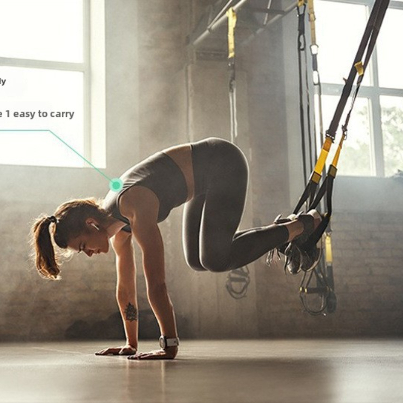 Suspension Trainer Trx - ชุดฝึกออกกำลังกายแบบแขวน New Fitness Suspension รุ่น P3