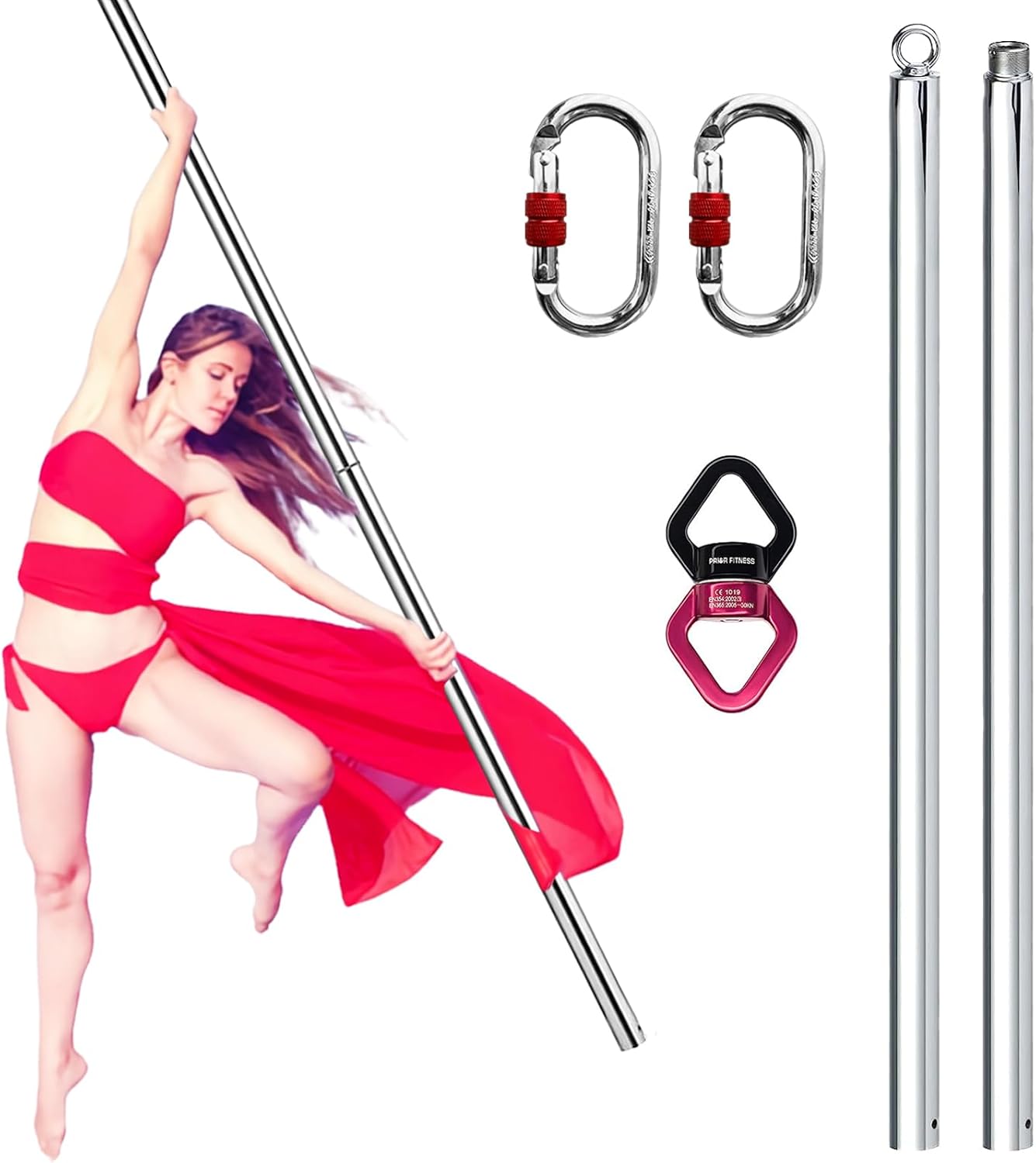 Yoga Fitness Spinning - เสาเต้นรำกลางอากาศ 2 เมตร 360 องศา °