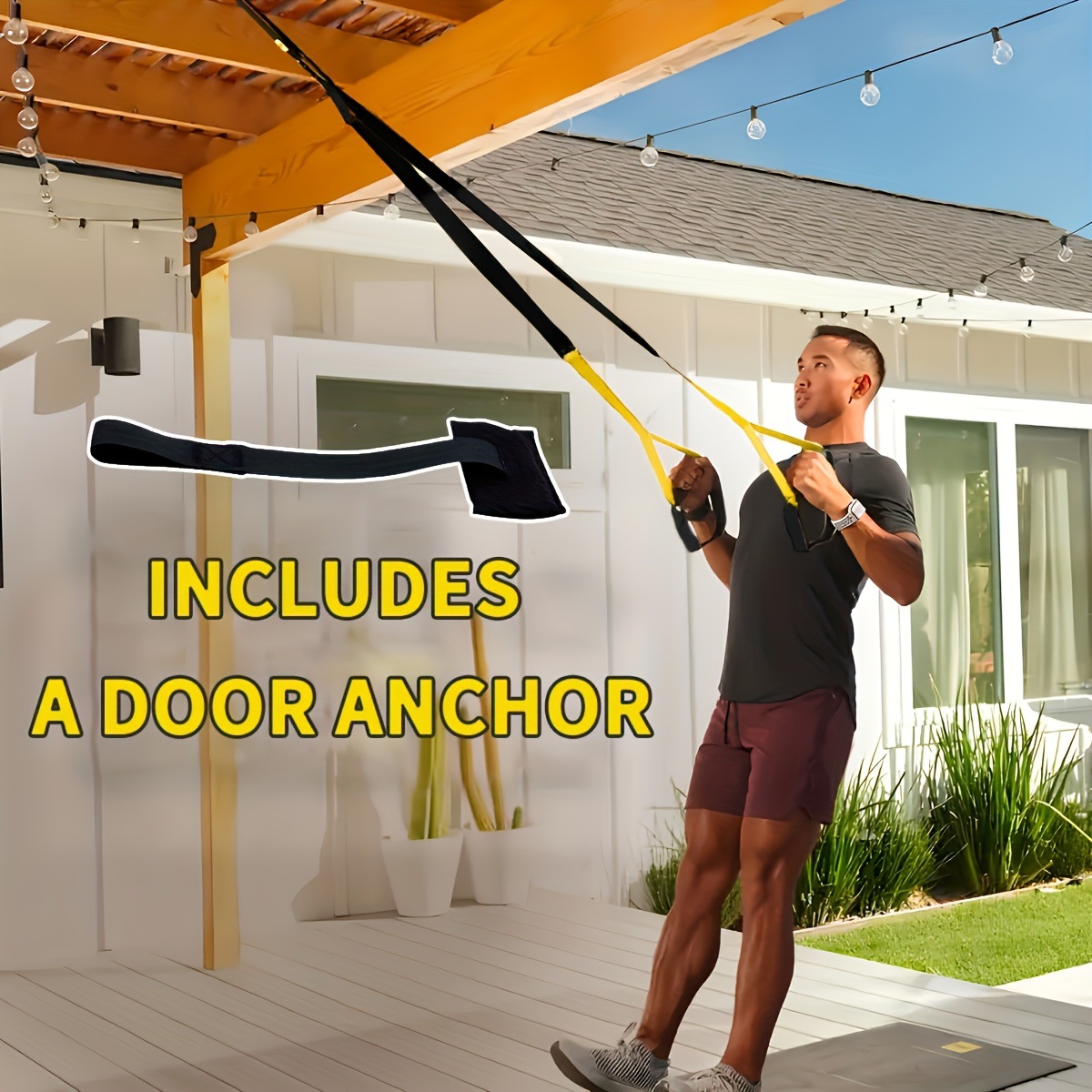 สายรัดฝึกซ้อมแบบปรับได้สำหรับก - Suspension Trainer Trx บทวิจารณ์และราคา