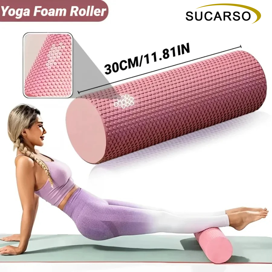 ลูกกลิ้งโฟม EVA ขนาด 30x10 ซม. - Yoga Fitness Massage บทวิจารณ์และราคา