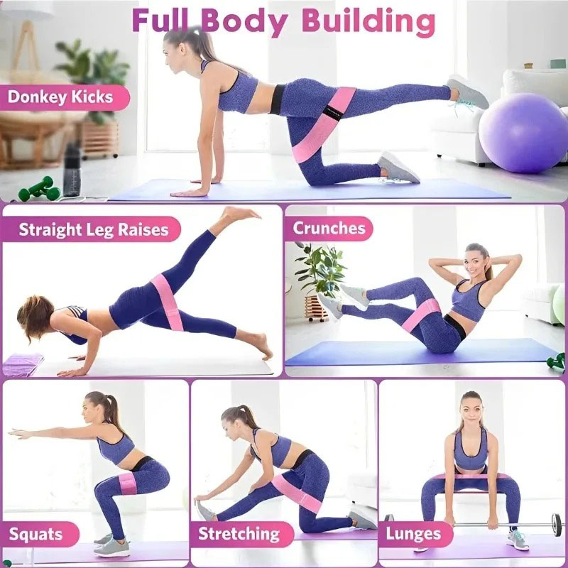 ชุดยางยืดออกกำลังกาย 3 ชิ้น สำ - Yoga Fitness Resistance Band บทวิจารณ์และราคา