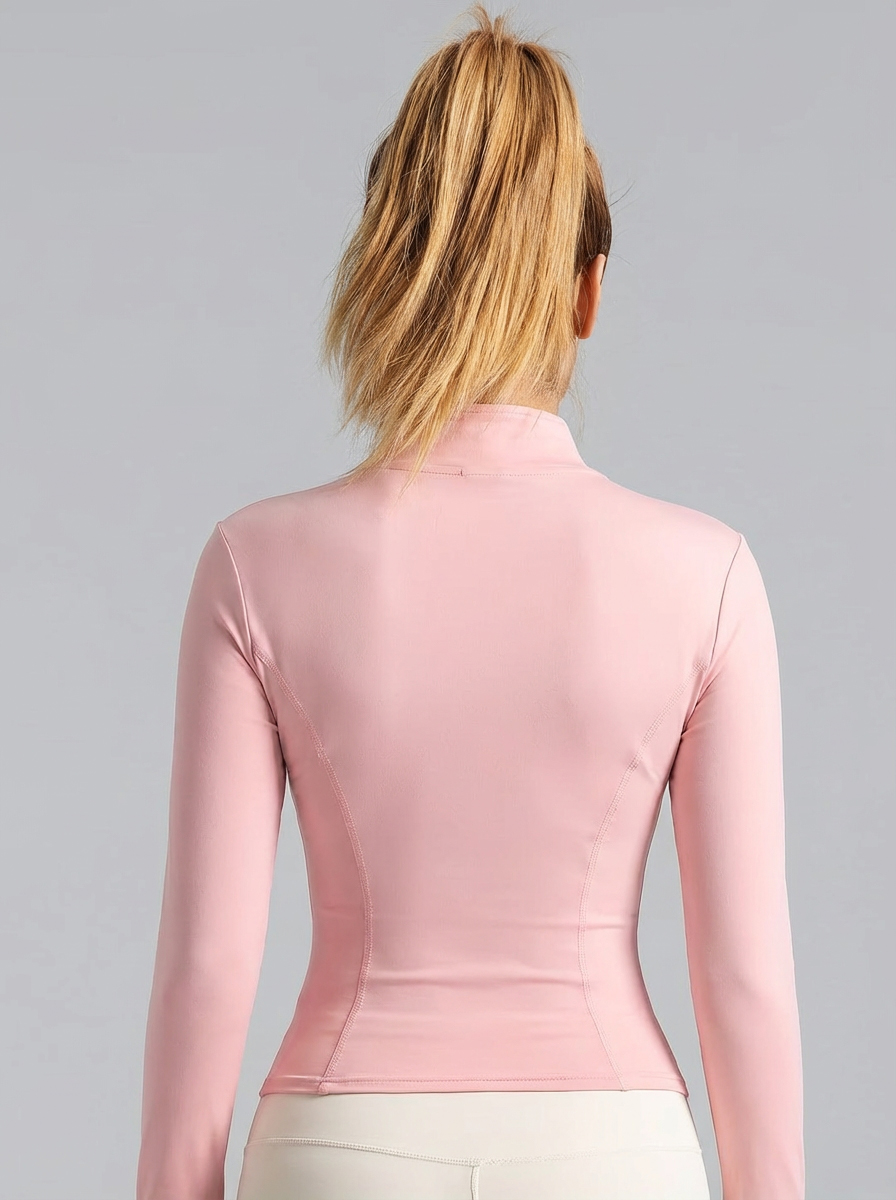 เสื้อโยคะสีชมพูอ่อนสำหรับผู้หญ - Fitness Yoga บทวิจารณ์และราคา