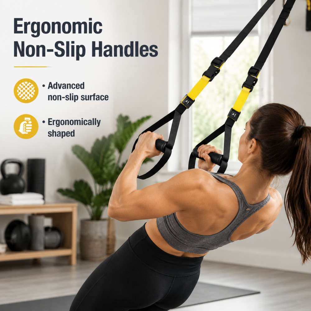 สายรัดออกกำลังกายแบบปรับได้ TR - Suspension Trainer Trx บทวิจารณ์และราคา