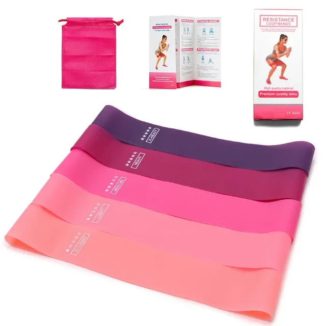 อุปกรณ์ออกกำลังกายแบบพกพา ยางย - Yoga Fitness Resistance Band บทวิจารณ์และราคา