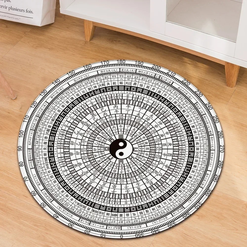 Yin Yang Taiji รอบพรมดอกไม้แห่ - Yoga Fitness Model บทวิจารณ์และราคา