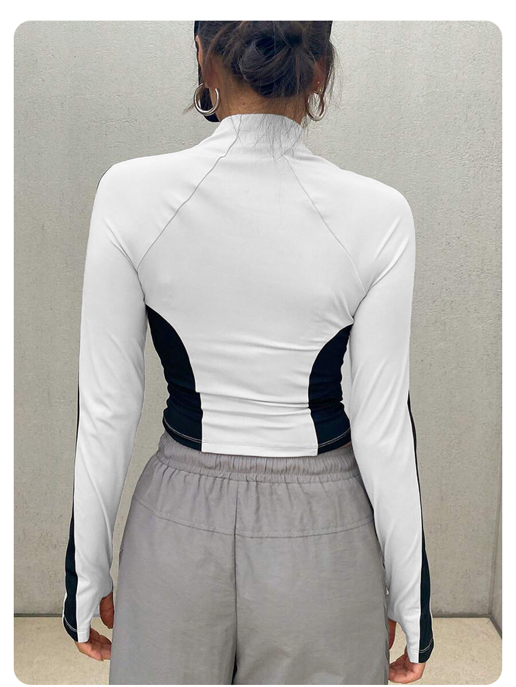 เสื้อโยคะ แจ็คเก็ตคอตั้ง แขนยา - Fitness Yoga บทวิจารณ์และราคา