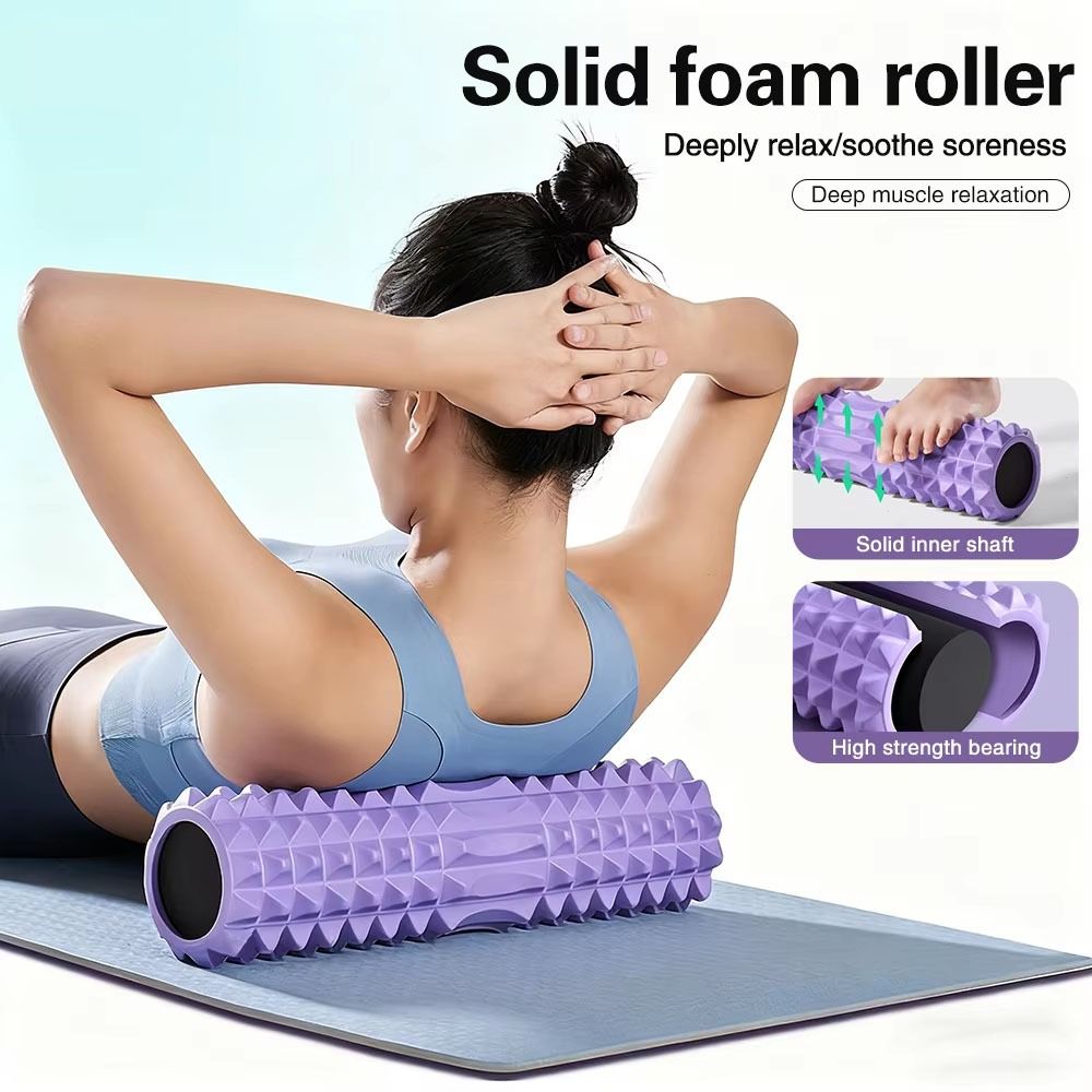 ลูกกลิ้งโฟม EVA สำหรับออกกำลัง - Yoga Fitness Massage บทวิจารณ์และราคา