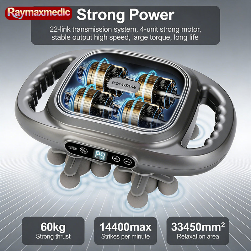 ปืนนวดกล้ามเนื้อ Raymax 22 หัว - Vibration Massage Gun บทวิจารณ์และราคา