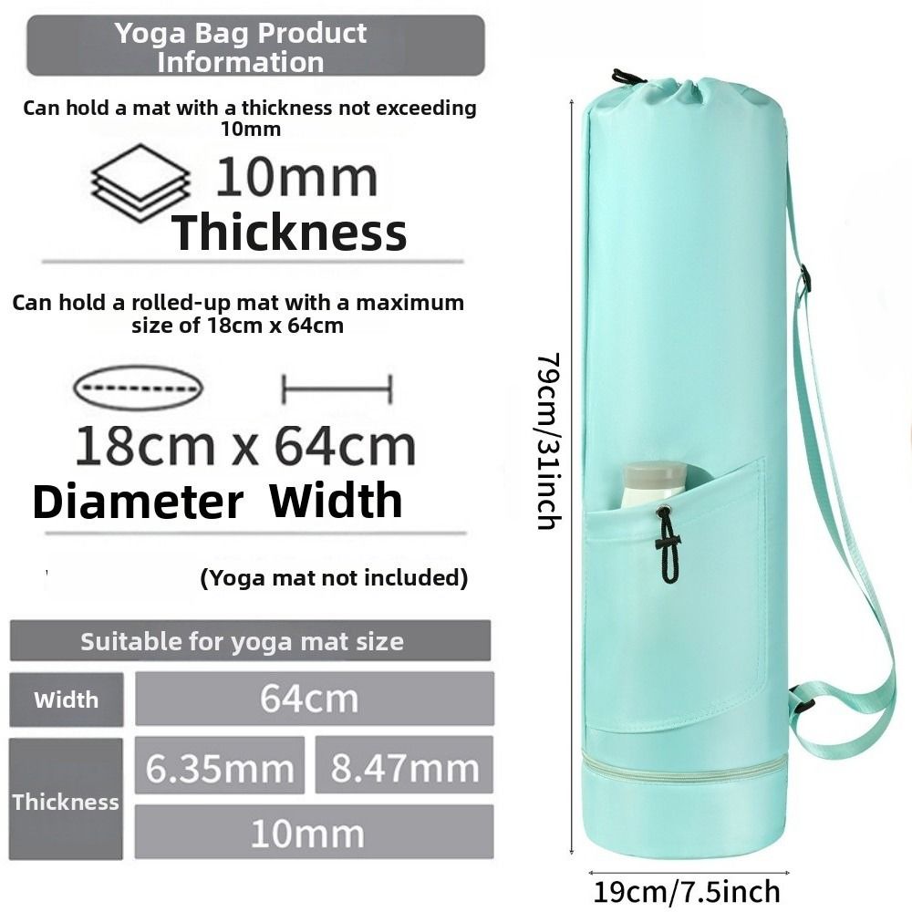 กระเป๋าเก็บเสื่อโยคะความจุขนาด - Yoga Of Fitness Mat บทวิจารณ์และราคา