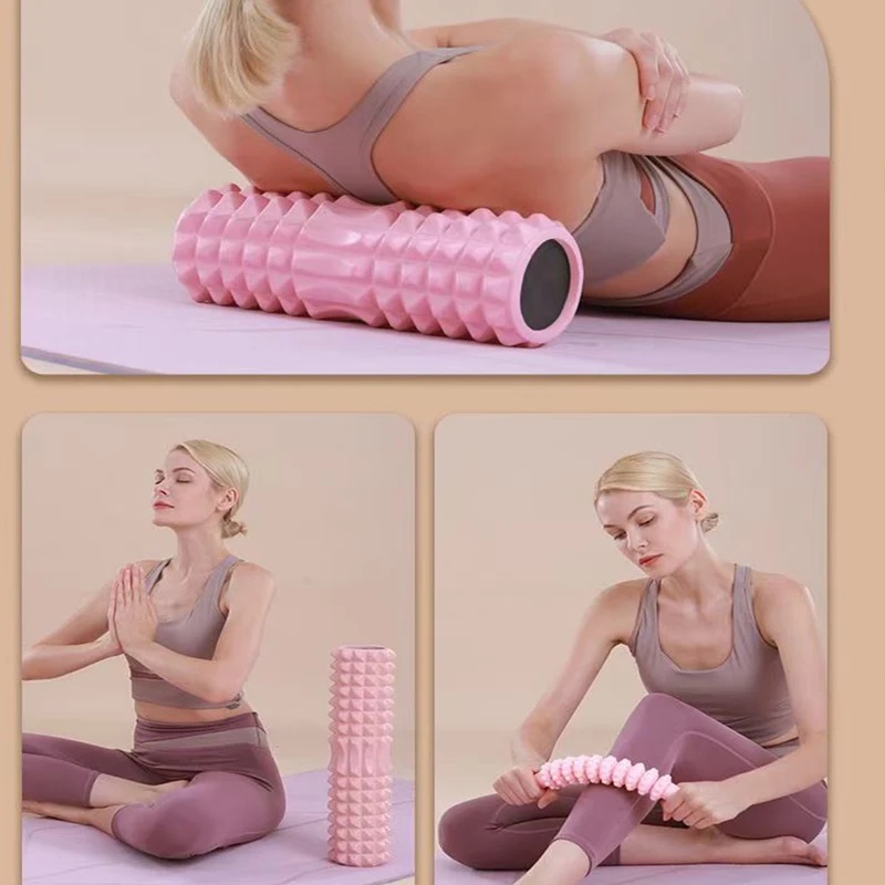 ลูกกลิ้งโฟมกลวง 45 ซม. พร้อมบล - Yoga Fitness Massage บทวิจารณ์และราคา