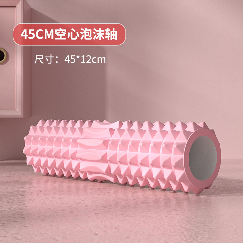 ลูกกลิ้งโฟมกลวง 45 ซม. พร้อมบล - Yoga Fitness Massage บทวิจารณ์และราคา