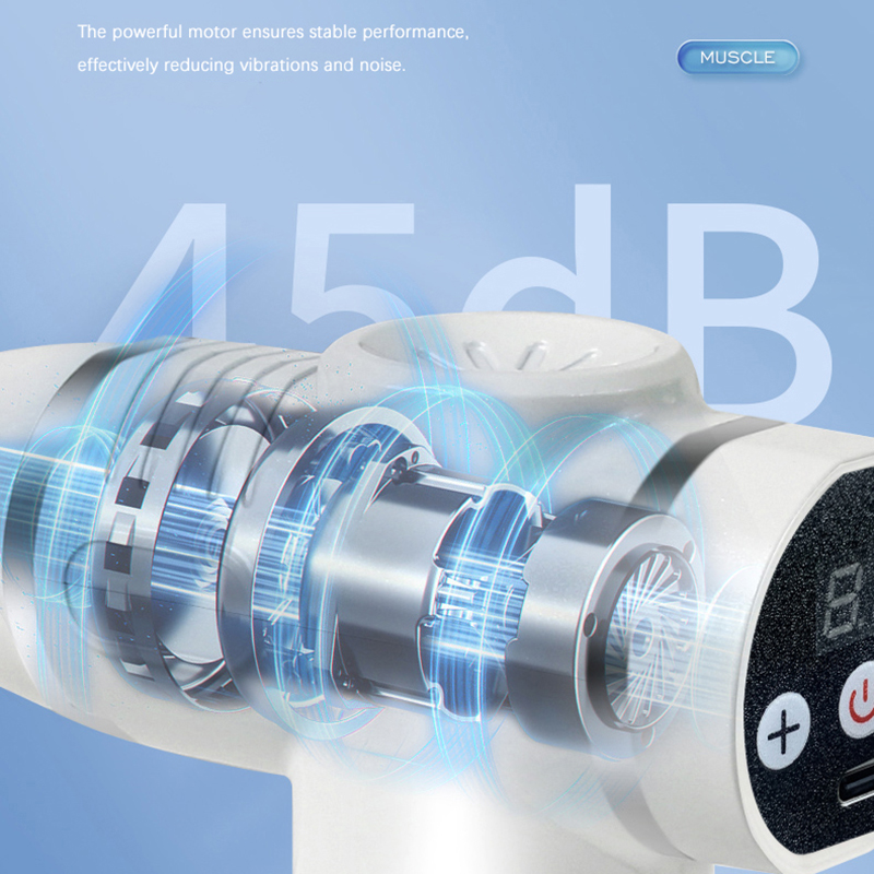 ปืนนวดกล้ามเนื้อพร้อมหัวนวด 12 - Vibration Massage Gun บทวิจารณ์และราคา