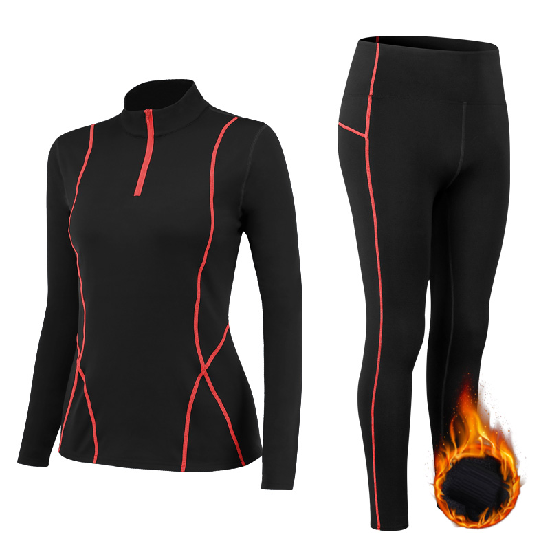 ฤดูหนาวความร้อนขนแกะชุดโยคะยืด - Yoga Fitness Kleidung บทวิจารณ์และราคา