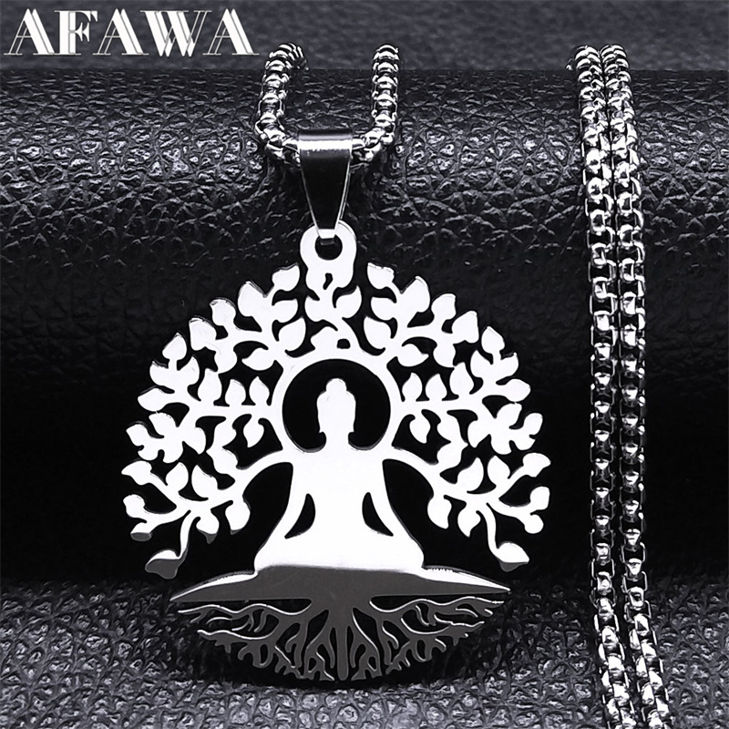 สร้อยคอจี้พระพุทธรูปสำหรับการน - Yoga Fitness Model บทวิจารณ์และราคา