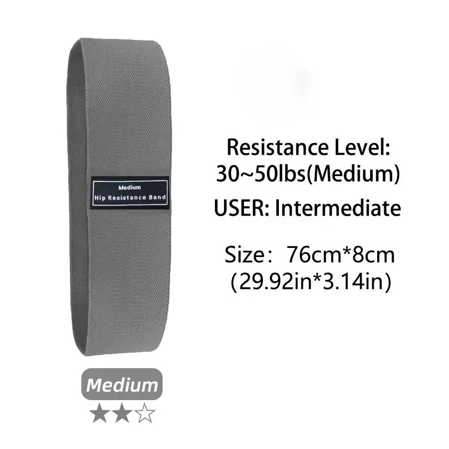 ผ้าความต้านทานสะโพก Booty Band - Yoga Fitness Resistance Band บทวิจารณ์และราคา