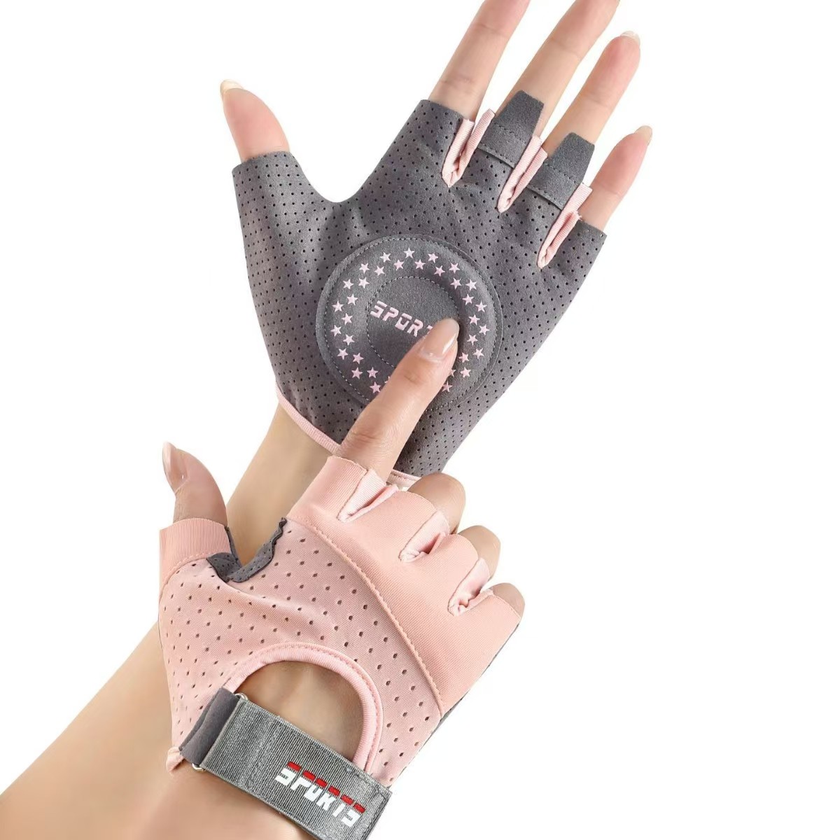 ถุงมือฟิตเนสสำหรับผู้หญิง ถุงม - Yoga Fitness Spinning บทวิจารณ์และราคา