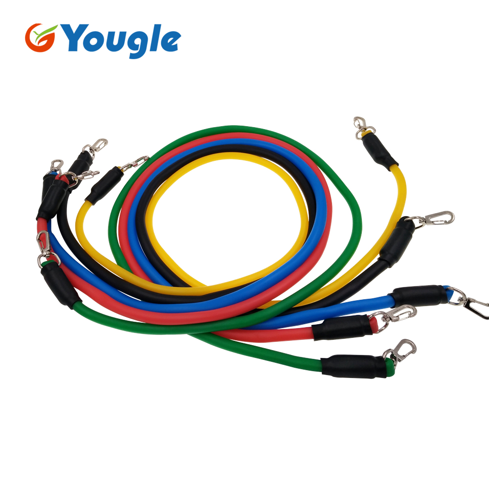 YOUGLE 11ชิ้น/เซ็ตดึงเชือกออกก - Yoga Fitness Resistance Band บทวิจารณ์และราคา