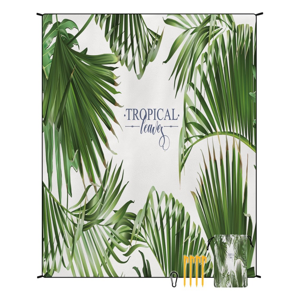 ผ้าขนหนูชายหาดลายต้นปาล์ม 71x8 - Yoga Of Fitness Mat บทวิจารณ์และราคา