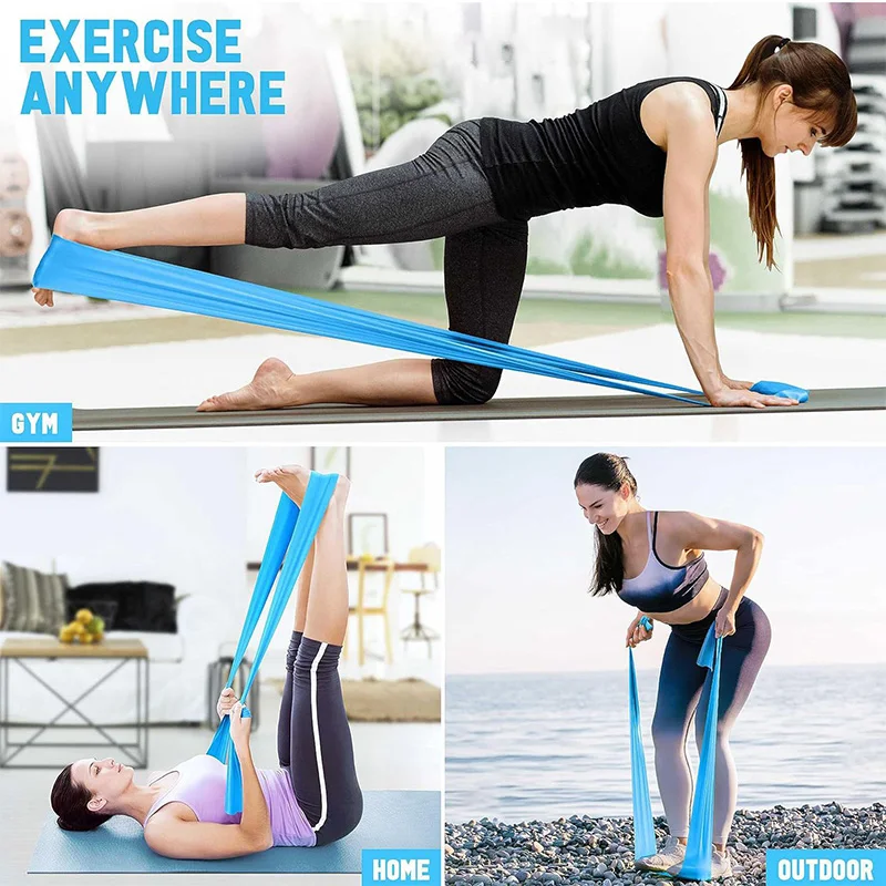 โยคะยืดหยุ่นวงออกกําลังกายโยคะ - Yoga Fitness Resistance Band บทวิจารณ์และราคา